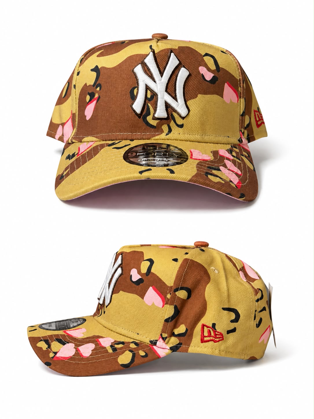 NY YANKEES CAMO HEARTS NEW ERA